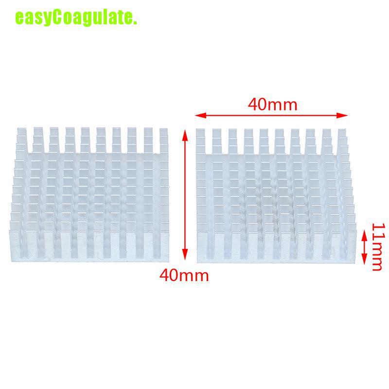 Set 2 Tấm Nhôm Tản Nhiệt Cpu 40x40 X 11mm | BigBuy360 - bigbuy360.vn