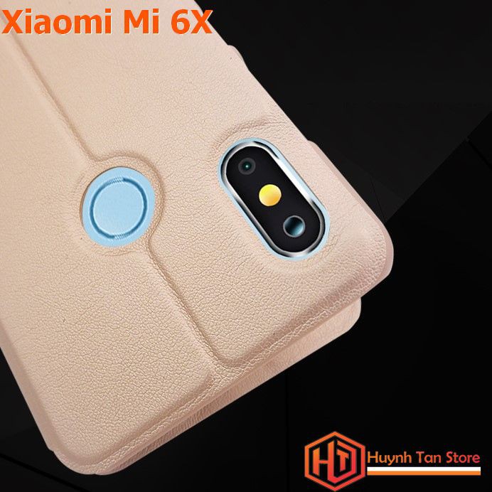 Bao da Xiaomi MI 6X / MI A2 [NÚT CÀI] cao cấp 3 tiện ích