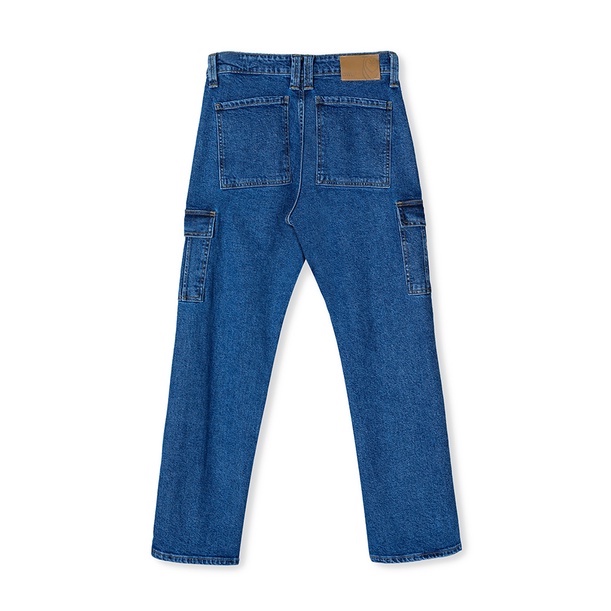 OWL BRAND® RELAX JEANS CARGO - Quần Jean Túi Hộp Xanh Đậm - OWL010421 | BigBuy360 - bigbuy360.vn