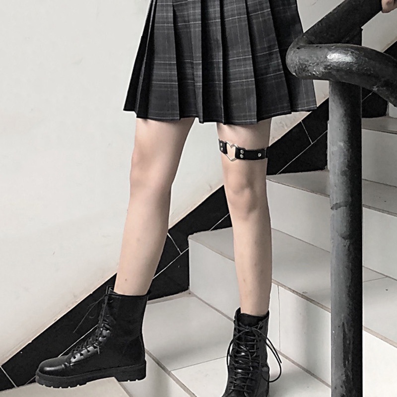 Đai Thắt Lưng Da PU Phối Vòng Khuyên Có Thể Điều Chỉnh Thời Trang Cho Nữ