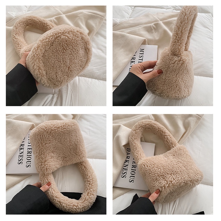 Túi Đeo Chéo Bằng Lông Xù Thời Trang Mùa Đông Dành Cho Nữ Chaika Kilter