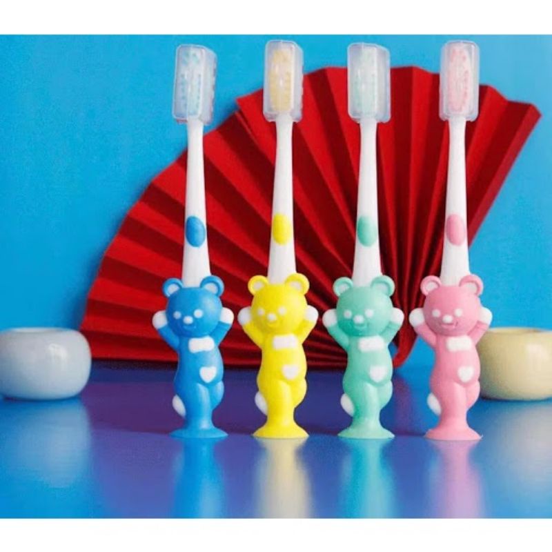 Set 4 Bàn Chải Đánh Răng Xuất Nhật Siêu Mềm Cho Bé