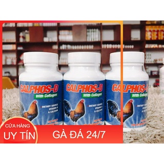CALPHOS D - Bổ sung canxi và collagen cho gà chắc xương bóng lông khoẻ mạnh