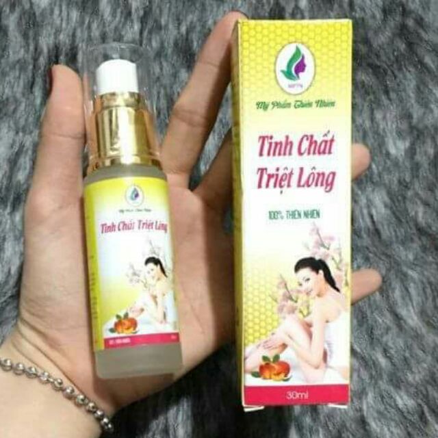 Tinh chất triệt lông và triệt mụn đầu đen