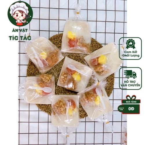Bánh Tráng Phơi Sương Chấm Sốt Me Bơ Hành Phi Đậu Phộng Thơm Ngon