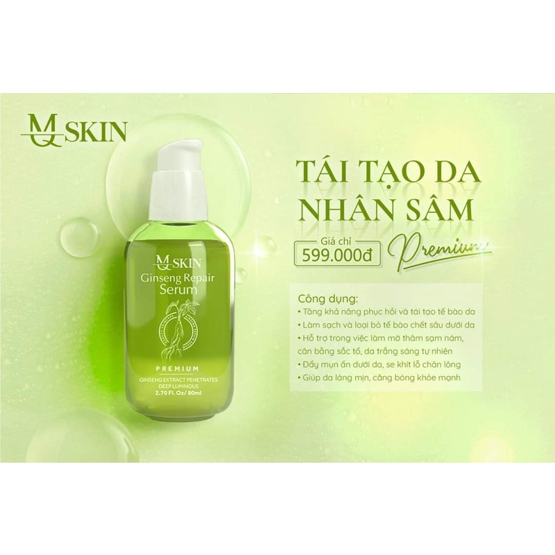 Tinh Chất Tái Tạo Da Nhân Sâm Cao Cấp Không Sưng - MQ Skin