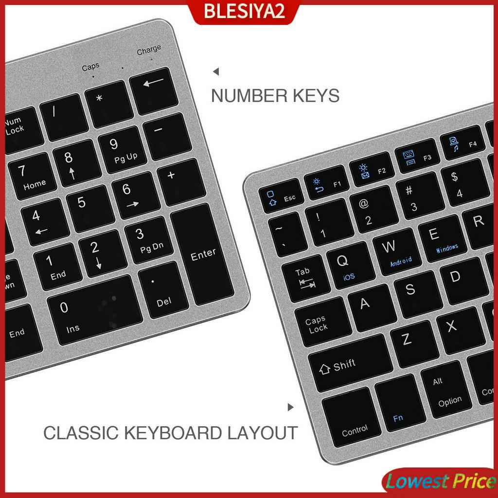 Bluetooth Wireless Keyboard for Windows iOS Android Laptops  color
