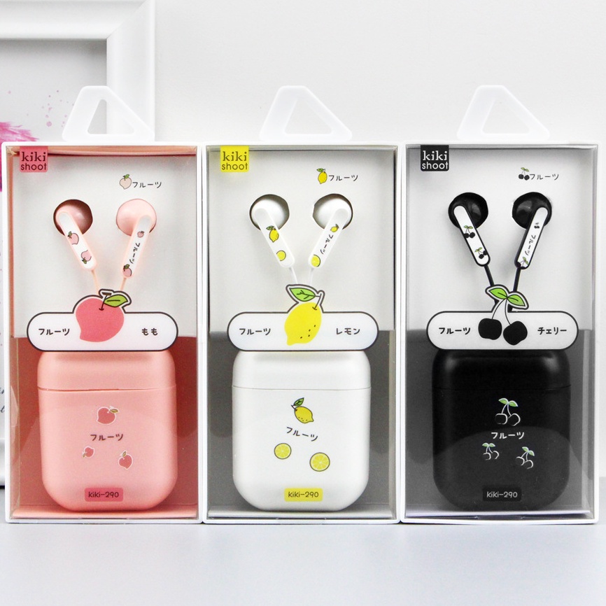 Tai Nghe Nhét Tai Có Dây Hình Hoạt Hình Có Lỗ Cắm 3.5mm Thông Dụng Cho Samsung 5 6S Plus