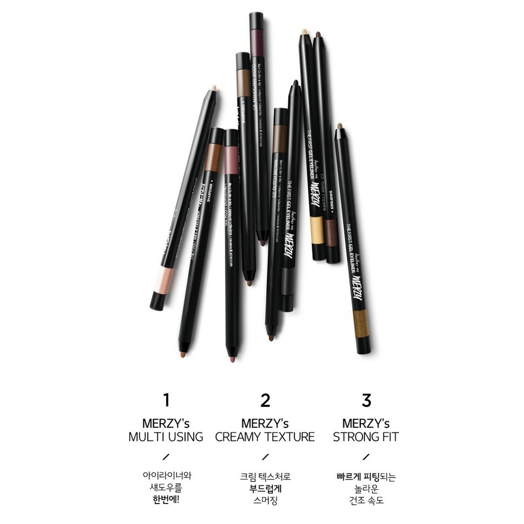 Chì kẻ mắt Merzy Another Me The First Gel Eyeliner 0.5g