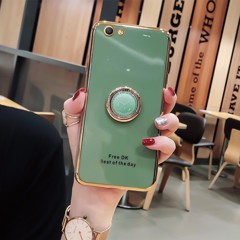 Ốp điện thoại TPU silicon có khoen giá đỡ cho OPPO A15 A93 A33 A53 A31 2020 A9 A5 A91 A52 A92 A12 A12e A7 A5s A3s | BigBuy360 - bigbuy360.vn