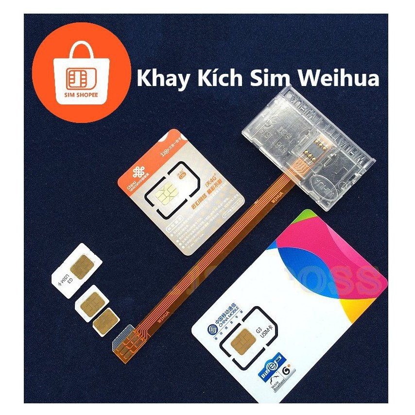 { Free Ship } Khay kich sim Wihua - Khay Kích Sim đa mạng