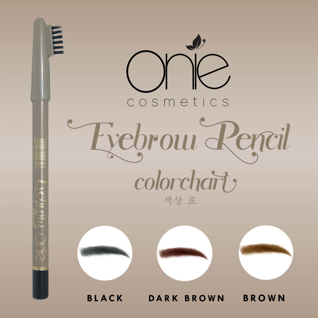 (hàng Mới Về) Bút Chì Kẻ Lông Mày Onie Màu Đen | BigBuy360 - bigbuy360.vn
