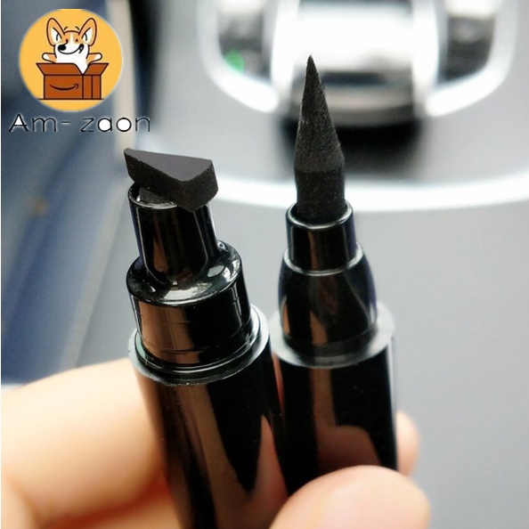 Bút Kẻ Mắt Dạng Lỏng Hai Đầu Chống Thấm Nước Lâu Trôi Nhanh Khô