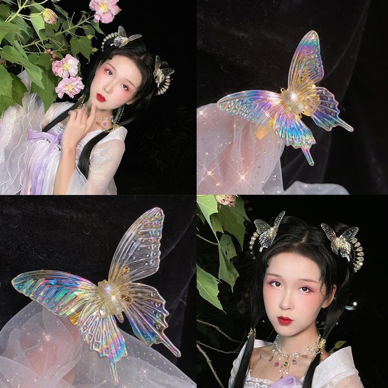 Kẹp Tóc Hình Bươm Bướm Phong Cách Lolita