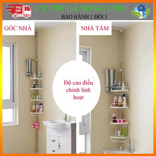 [ VUA KỆ VIỆT NAM ] Kệ Góc Nhà Tắm 5 Tầng Mẫu Hót Vừa Mới Về Giá Hạt Rẻ