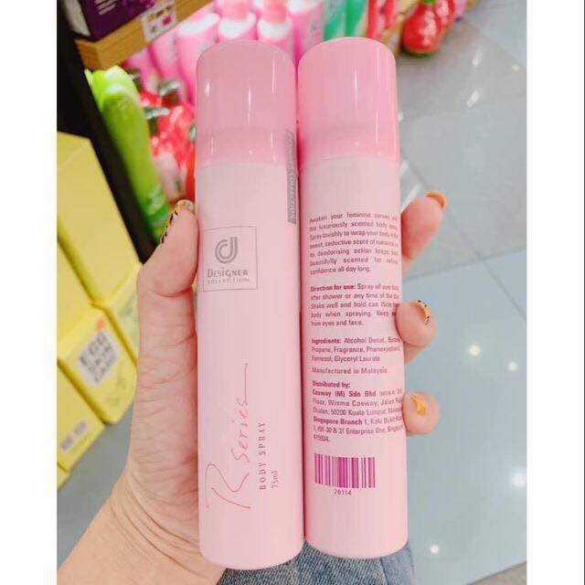 Xịt thơm body Rseries Body Hồng Nội Địa Trung | Thế Giới Skin Care