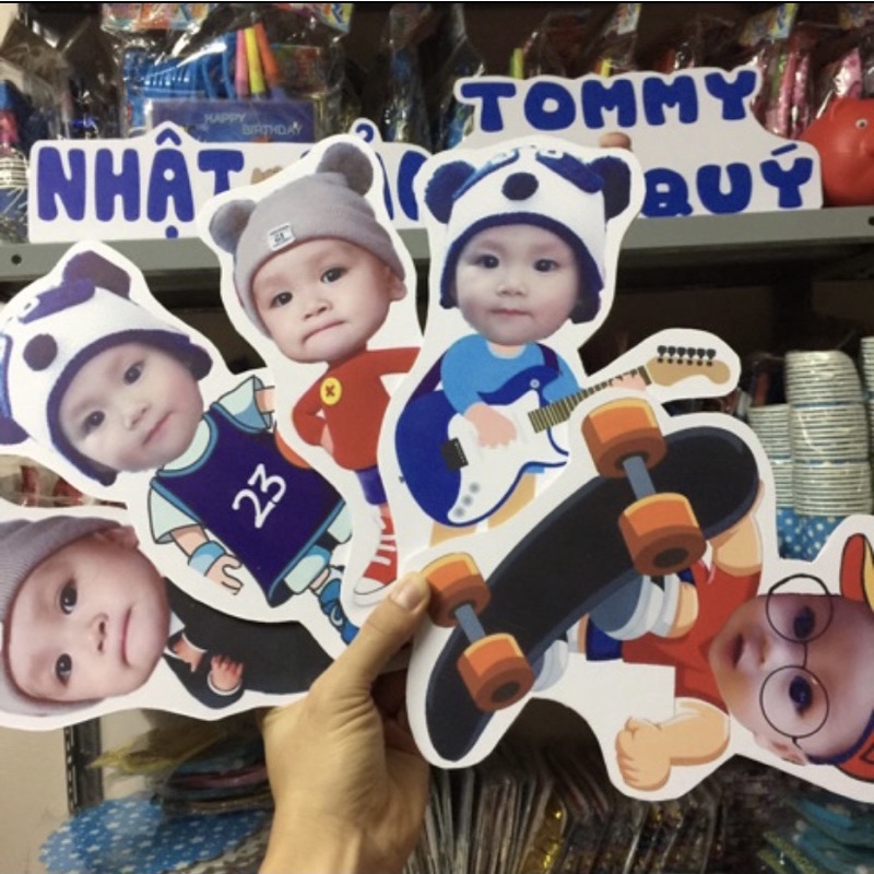 Chibi cắm bánh- Chibi sinh nhật giá rẻ cho bé