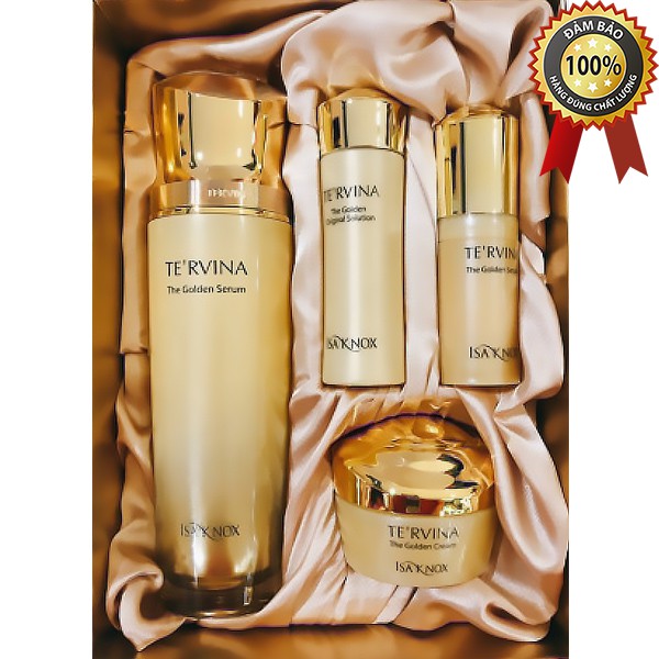 Set dưỡng da Isa Knox - Te'rvina The Golden Serum Set (4 Sản Phẩm)