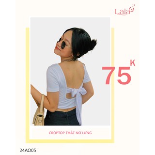 CROPTOP THẮT NƠ LƯNG