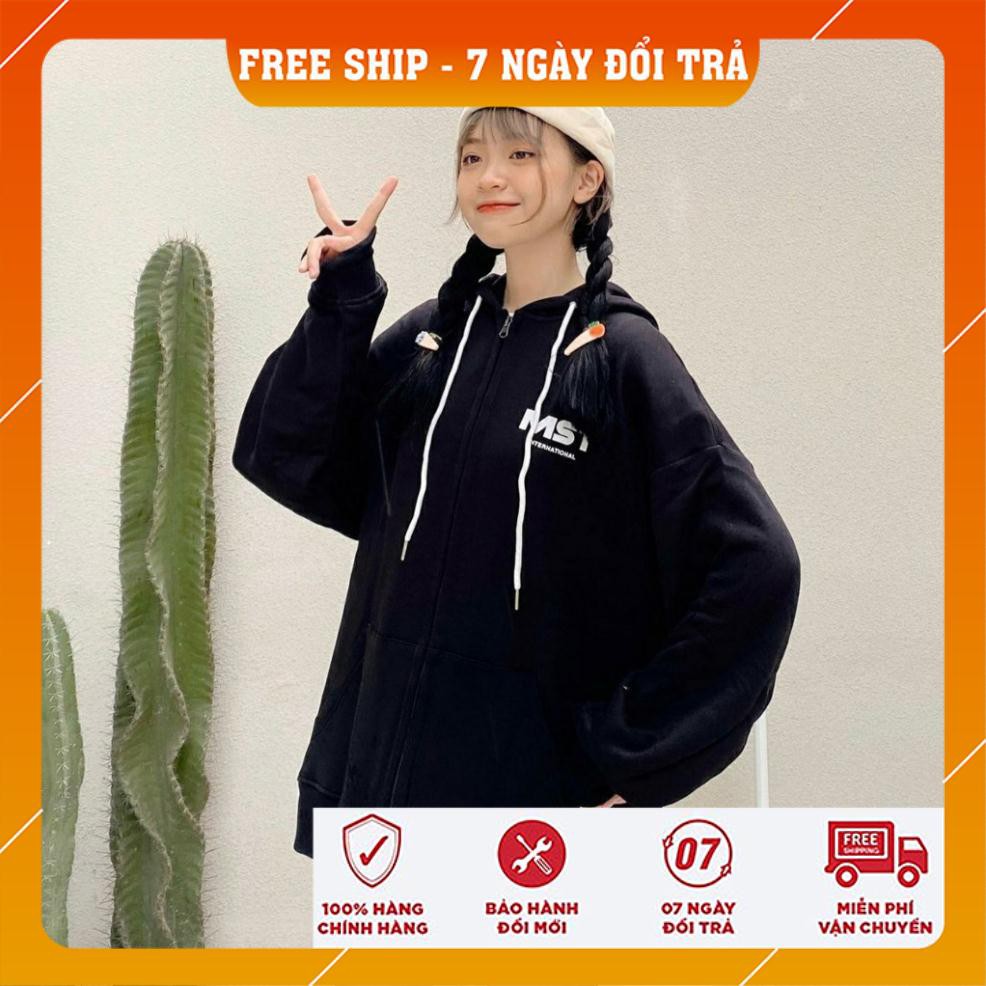 Áo Khoác Nỉ Bông Dây Kéo MISSOUT COLOR Form Rộng Unisex (Dây áo cùng màu) | BigBuy360 - bigbuy360.vn