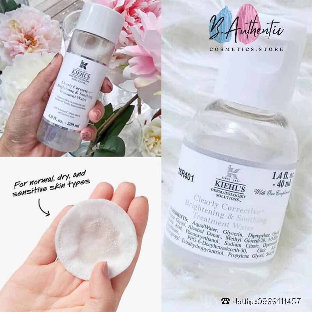 Nước thần sáng da Kiehl’s Clearly Correctiv Brightening Soothing Treatment Water 40ml-dưỡng sáng da | BigBuy360 - bigbuy360.vn