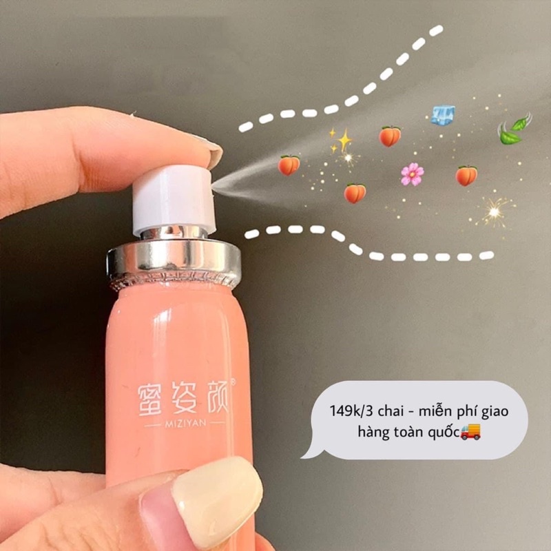 Xịt Thơm Miệng Myziyan chiết xuất từ tự nhiên mang lại hương thơm tươi mát