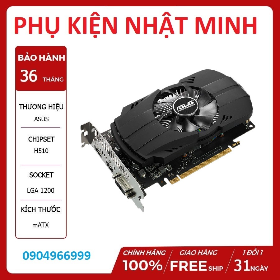 Card màn hình  ASUS (hoặc hãng khác) 1050 2Gb/ 1050ti 4Gb/ 1060 3Gb/ 1060 6Gb 1 fan/ 2 fan chính hãng bảo hành 3 tháng