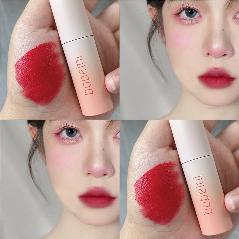 ✨✨Bobeini Son Lì Velevt Chống Thấm Nước Lâu Trôi Không Dính