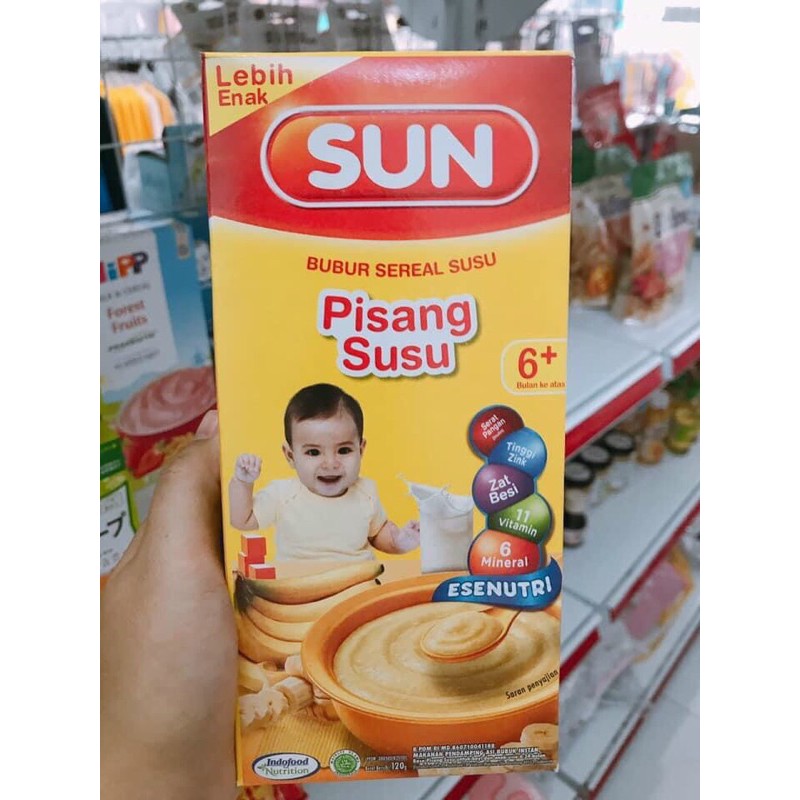 [ sale ] bột ăn dặm sun 120gr bé từ 6 tháng Date 2022