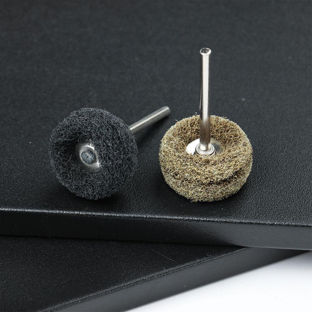 Set 10 Đĩa Mài Đánh Bóng Mini Bằng Nylon Đầu 3mm Nhiều Màu Sắc