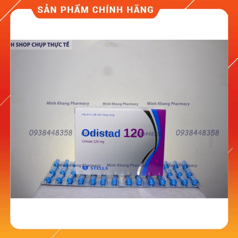 Chính hãng - Viên uống giảm cân Odistad Stella 120mg hỗ trợ giảm mỡ đùi mỡ bụng nhanh cấp tốc an toàn cơ địa khó giảm