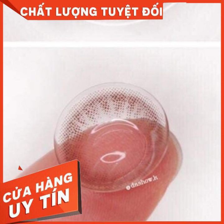 [GIÁ RẺ VÔ ĐỊCH- TẶNG KÈM KHAY GƯƠNG] LENS MẮT NÂU TỰ NHIÊN Angel Eyes chính hãng [Kính áp tròng HÀN QUỐC] độ cận từ 0-6