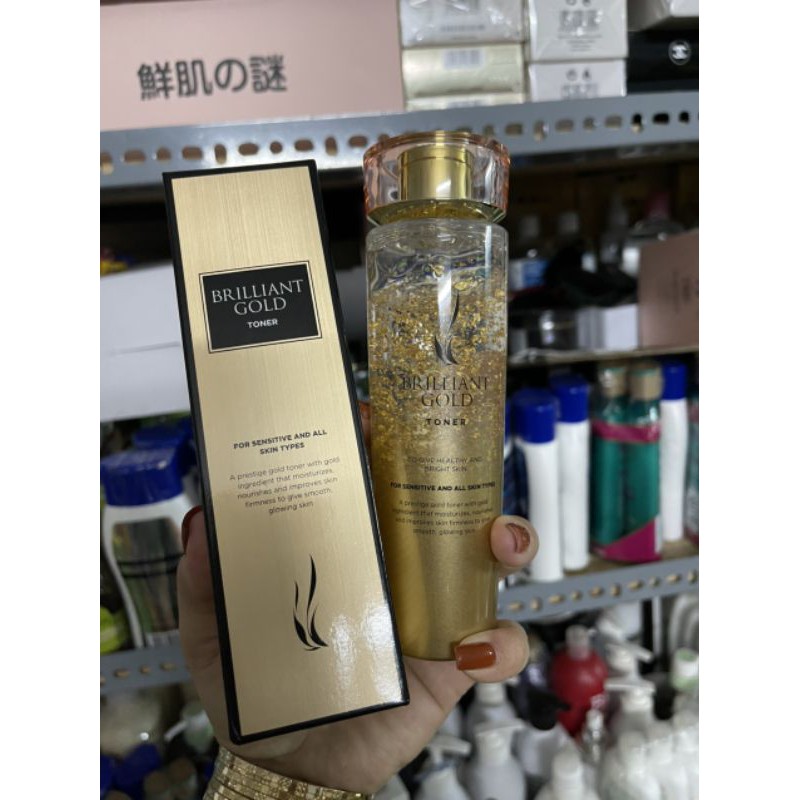 Nước Hoa Hồng Tinh Chất Vàng BRILLIANT GOLD TONER