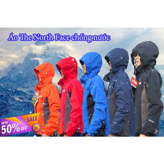 Áo Khoác Gió The North Face 2 Lớp, Hàng Chính Hãng, Chống Nước, Mũ Tháo Rời, Khóa Thoát Khí, Khóa Phát Quang