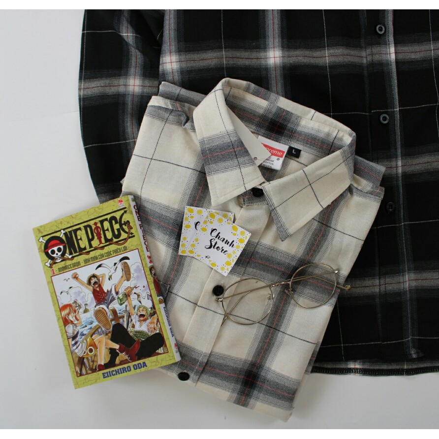 Áo sơ mi Flannel Zip sườn | BigBuy360 - bigbuy360.vn