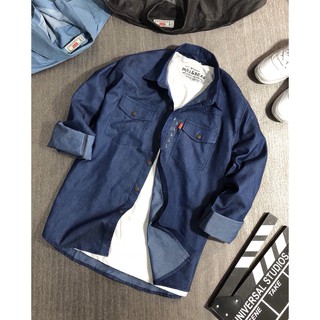 Áo sơ mi DENIM JEANS 2 túi LEV