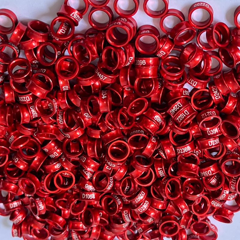 1 Cái vòng đeo chân chim 7mm nhiều màu sắc để chọn