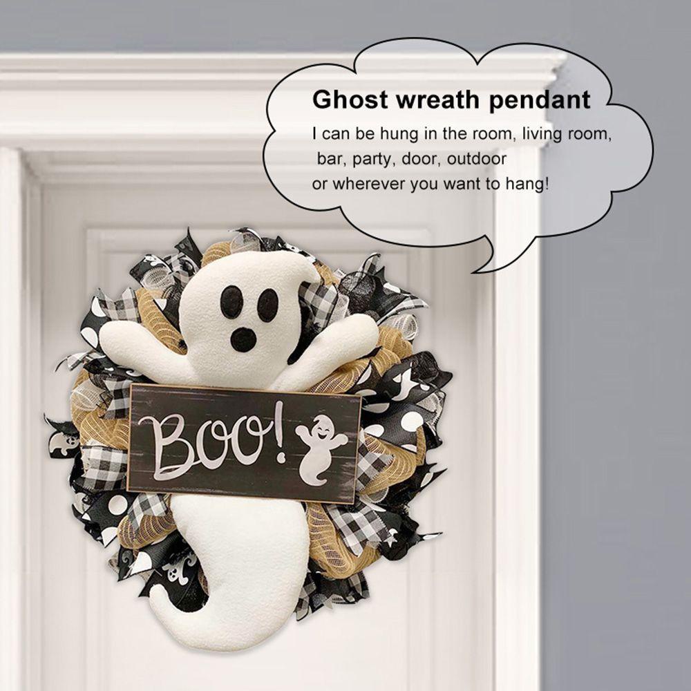 Vòng Hoa Cỡ Lớn Treo Tường Trang Trí Nhà Cửa Dịp Halloween