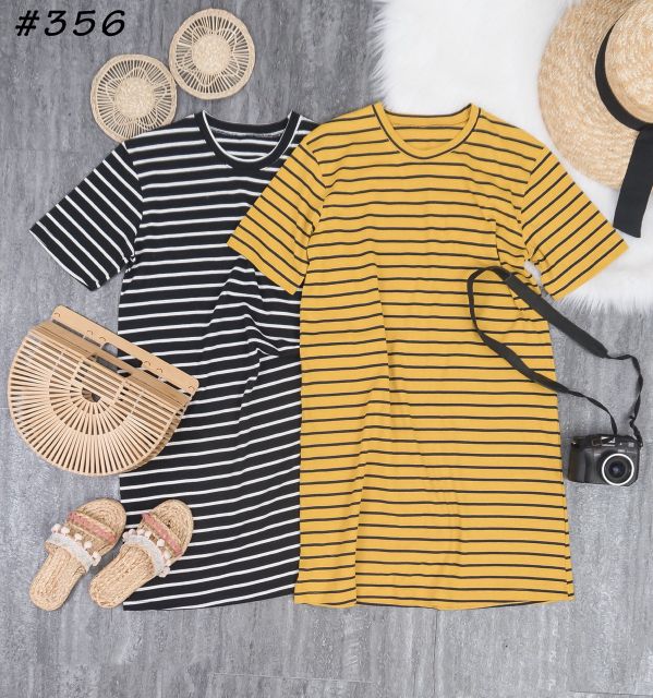 Đầm sọc basic (có ảnh thật)