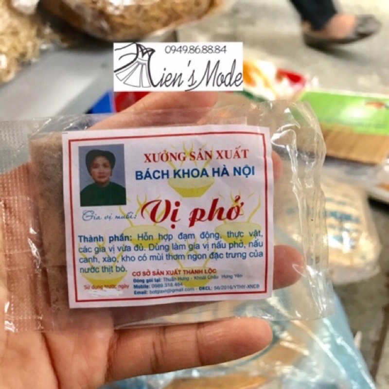 100 gói vị phở Bách khoa 20gr/gói