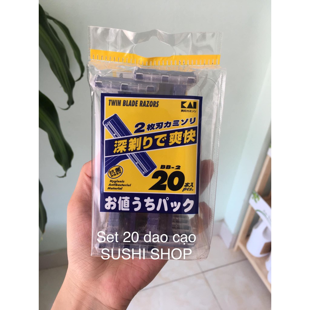 Set 20 dao cạo râu Kai