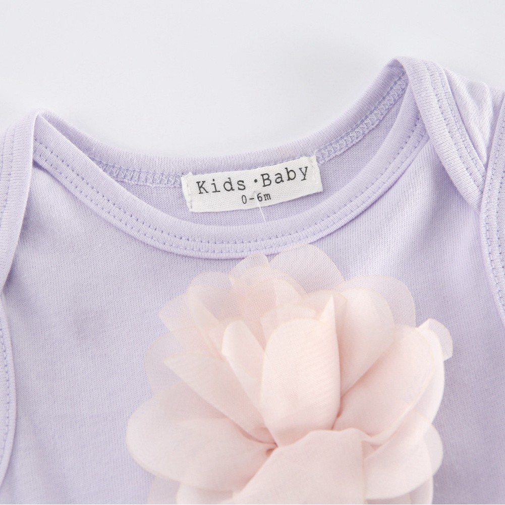 Áo Liền Quần Sanlutoz Không Tay Màu Tím Mùa Hè Cho Bé Gái