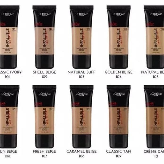 Kem nền Loreal Infallible Pro-Matte 24hr Foundation