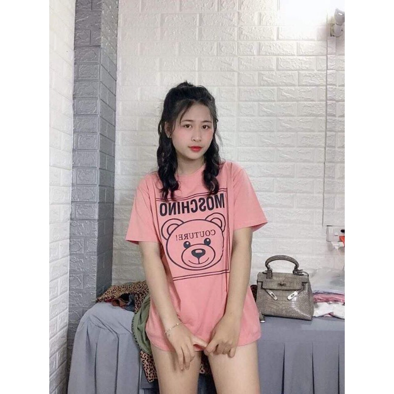 áo phông MOS hồng
