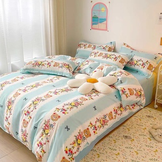 Bộ ga giường chần bông đỏ sọc m42m-m8*2m