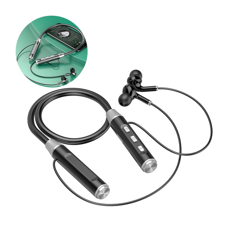 Tai Nghe Thể Thao Bluetooth 200h BT62 Móc Vành Cổ Có Nam Châm Chất Lượng Cao