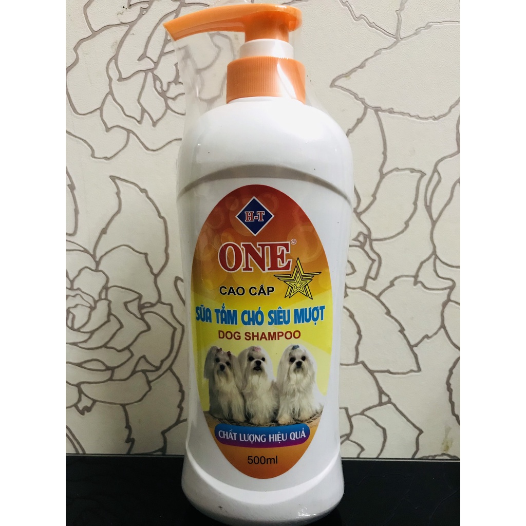 Sữa tắm chó mèo ONE dòng cao cấp siêu mượt, dưỡng da lông 500ml