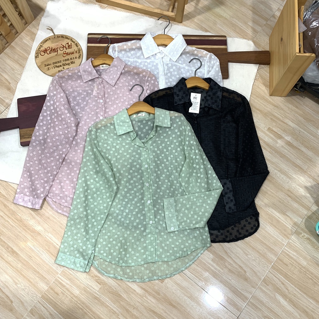 Sơ Mi Voan Tay Dài Dáng Rộng Ulzzang Cao Cấp, Sơ Mi Công Sở Form Dài 65kg Trở Lại