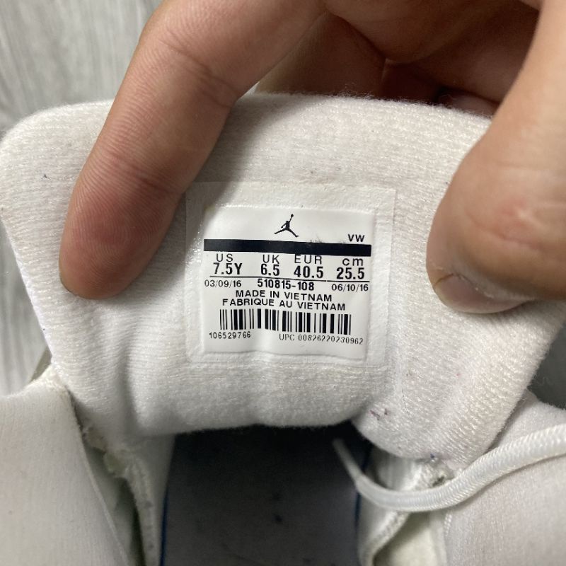 Giày Cũ Jordan12 2hand chính hãng đã qua sử dụng-Giày Cũ Sài Gòn
