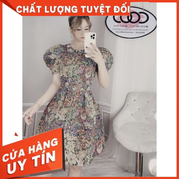 Đầm hoa [CoCo Shop] Đầm Hoa Phiên Bản Giới Hạn - Hàng Thiết Kế | BigBuy360 - bigbuy360.vn